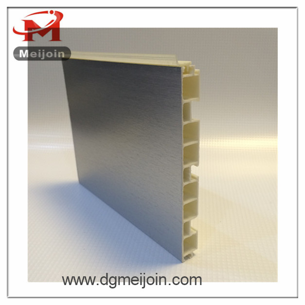 PVC Kitchen Skirting Board with Aluminium Cover