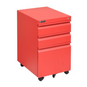 China Supplier New Full Width Recessed Handle 3 Drawers Mobile File Cabinet On Sale