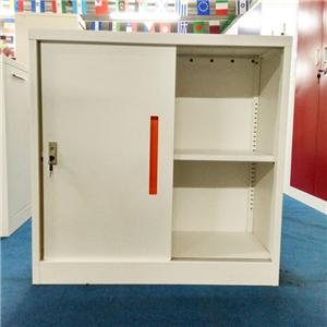 Half Height Lockable New Recessed Holder Sliding Door File Cabinet