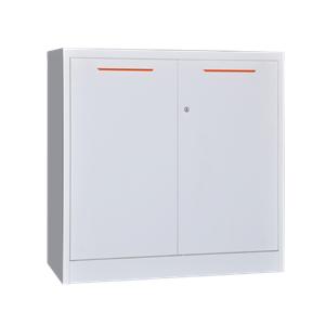 Office Steel Half Height Two Doors Swing Storage Filing Cabinet