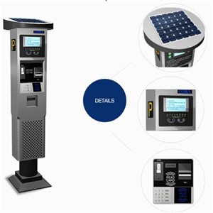 Parking Machine Smart Solar Powered Street Car Parking Meters