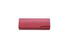 Large PU Leather Metal Foldable Eyeglass Case , Ladies / Mens Glasses Case