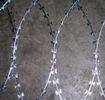 Sun Resistant High Security Wire Fencing , Galvanised Razor Wire Fence