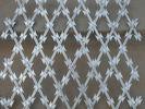 28mm Security Wire Fencing Mesh Diamond Hole Razor Mesh Wire 150X300 mm