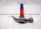 Carbon Steel Hand Tools Hammer / Carpenters Claw Hammer Fiberglass Handle