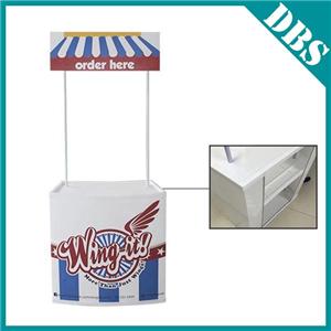 Retail High Quality Plastic Portable Promotional Counters For Trade Show Display