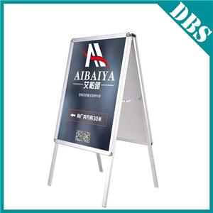 Outdoor Cheap Metal A Frame Signs For Sidewalk Advertising