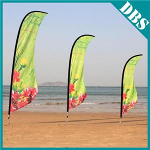 Different Based Custom Printed Feather Advertising Flags For Sale