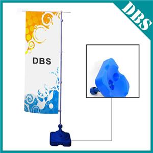 Promo 3m Giant Flag Pole With Plastic Water Base