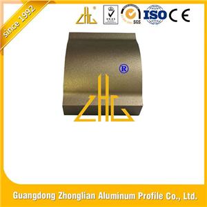 Mechanical Line Bright Streak Removed Sandblasted Aluminium Profiles