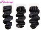 Brazilian Virgin Hair 4x4 Lace Closure Body Wave For Young Girls