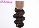 Free Part Silk Base Closure Body Wave , Peruvian Virgin Hair Bundles With Silk Closure Free Part Silk Base Closure Body Wave , Peruvian Virgin Hair Bundles With Silk Closure