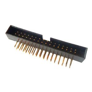 Double Row Right Angel Box Header Connector, PH2.0, 5.7mm Height Gold Flash, PA6T