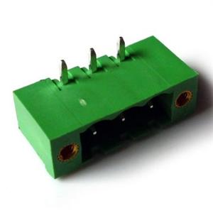 EQ5.08 3P Terminal Blocks With Right Angle, PA66, Tin-plated And 3.5mm DIP