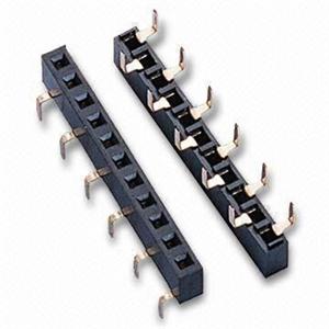 Right Angle Female Header Pin,Gold Flash And PBTor PA6T