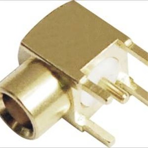 RF Connector MCX With Right Angle For PCB Receptacle