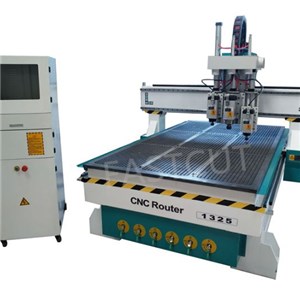 China High Quality 3 Heads 3d Cnc Router 1325 /cheap Cnc Wood Carving Machine/china Cnc Router Machine For Door