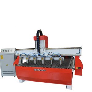 Jinan FASTCUT Furniture Processing With Rotary Device Woodworking Cnc Machine/ 4axis Multi Heads Wood Cnc Router