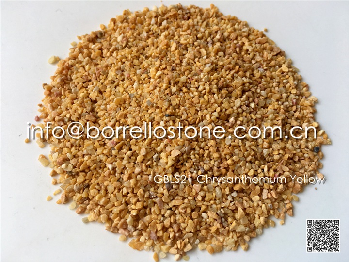 crushed stone wall coating sand