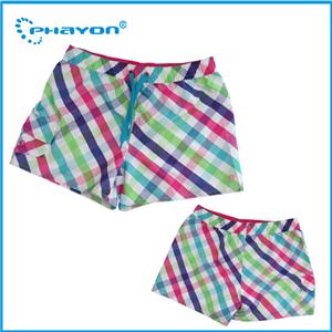 Polyester Swimwear Fabric Shorts Children Sexy Bikini Girls Boardshorts