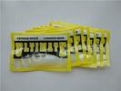 Custom Printed Stand Up Fishing Worm Bag , Plastic Fishing Worm Binders