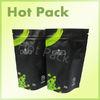 20g Organic  Plastic Stand Up Pouch With Green And Black Printing For Food