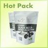Organic Black Maca Root Powder Food Plastic Stand Up Pouch With Ziplock