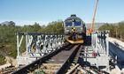 45 Meters Long Span Bridges , Galvanized Prefabricated Steel Truss Pedestrian Bridge