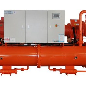 High Temperature 10 Degree R22 Flooded Condenser Industrial Customized 3~600TR Water Cooled Screw Water Chiller With Screw Compressor