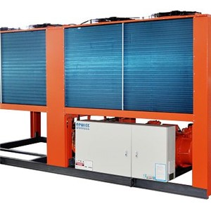 Low Temperature Industrial Processing Refrigeration System Copper Air Condensing Air Cooled Water Chiller