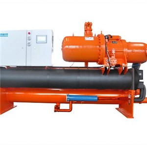 High Temperature 0 To 20 Degree Industrial Customized Water Cooled Screw Water Chiller With Screw Compressor