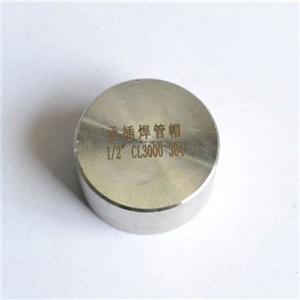 Forged Carbon Steel Socket Welded Pipe Cap Electrogalvanizing