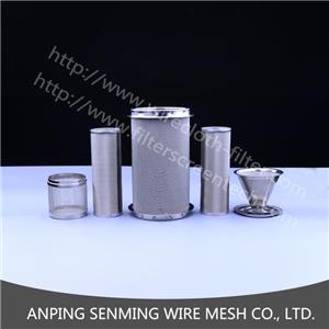 Full Welded Or Spot Welded Wire Mesh Filter Cylinders
