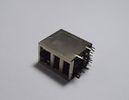 Side Enter SMT RJ45 Connector 10 Pin , Female 10P8C Telecom RJ45 PCB Jack