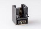 PCB SMT 4P4C RJ11 Jack Female SMD Connector Double Port Side Enter