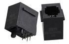4P4C  / 6P6C Single Port RJ11 RJ45 Jack Without Shielded Connector 90 Degree