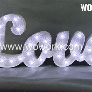 Wedding Prop Big LOVE Letter Light