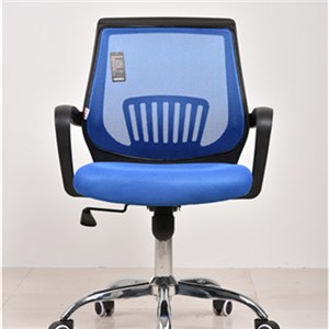 W18 Plastic Bow Armrest Swivel Plywood Pu Mesh Office Chair
