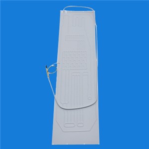 Single Tube With Capillary Aluminum Refrigerator Roll Bond Evaporator For Morocco Market