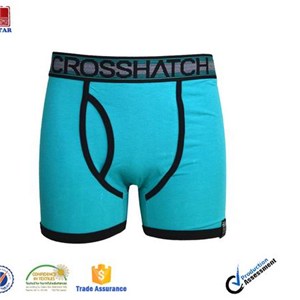Pure Solid Green MensSheer Underwear Cotton Boxers For Men