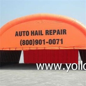 Commercial Grade Inflatable Auto Hail Repair Tents