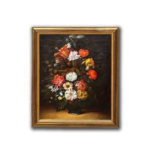 Handmade Wall Oil Color Floral Painting Art For Living Room