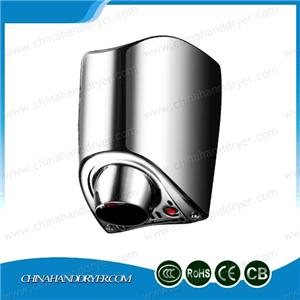 Electric Love Air Hand Blower 80m/s Polish Stainless Steel Hand Dryer