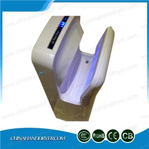 Economic Speedy Dual Hand Dryer Blade Low Noise One Chip Button Control Jet Bathroom Dryer
