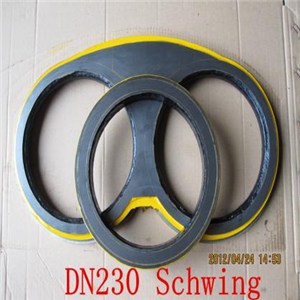 Schwing Carbide Best Quality DN180 DN200 DN230 DN250 Concete Pump Spectacle Wear Plate And Cutting Ring Life About 30,000m?-40,000m?