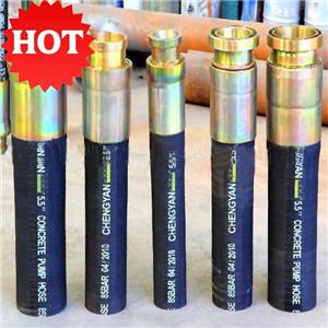 High Quality More Wear Resisting 3.5 Inch 4 Layers Steel Wire-Reinforced Concrete Hose Pipe With 85Bar Life 15,000m?