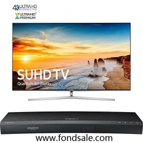 Samsung UN65KS9000 65& quot; Smart LED 4K TV / UBD-K8500 4K Blu-ray Player BUNDLE