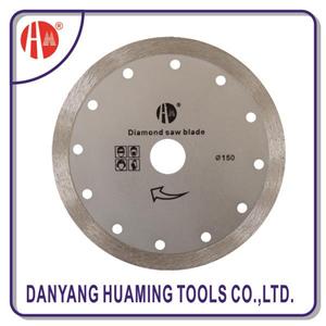 HM13 Continuous Rim Circular Saw Blades For Granite Marble Bricks Concrete