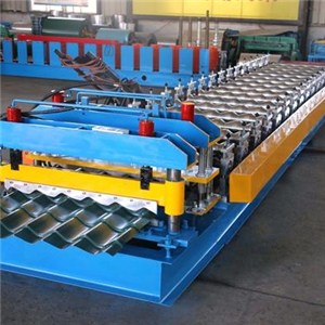 Cameroon Style Double Layer Glazed IBR Roll Forming Machine
