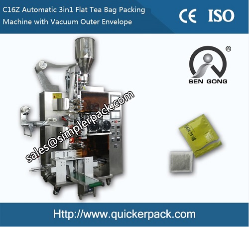 New Zealand Zealong Tea Bag Vacuum Packing Machine